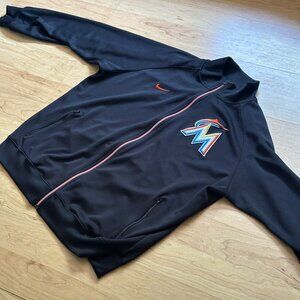 Nike Jacket Florida Marlins / Size XL / Black-Orange